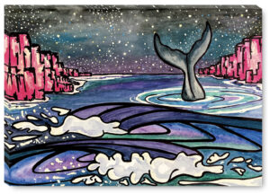 Night Whale Pink