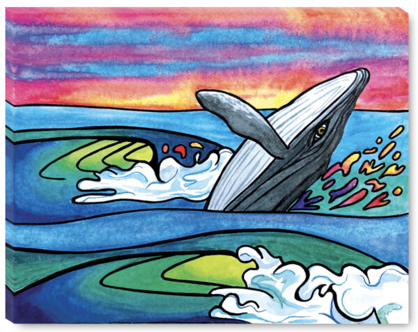 Whale Color Burst